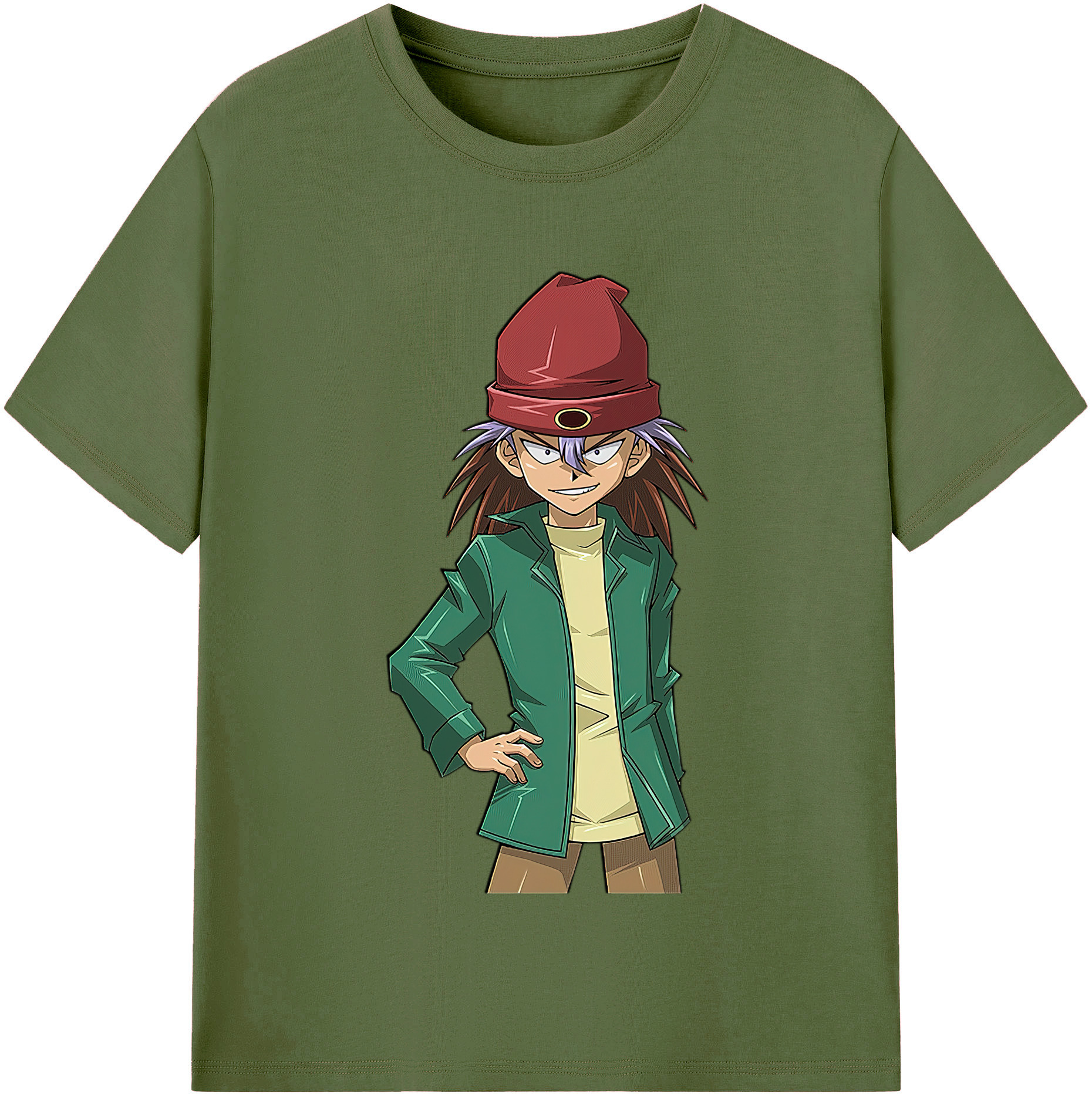 （画像用） 遊☆戯☆王 Yu-Gi-Oh! 綿100％半袖Tシャツ（フロントプリント）